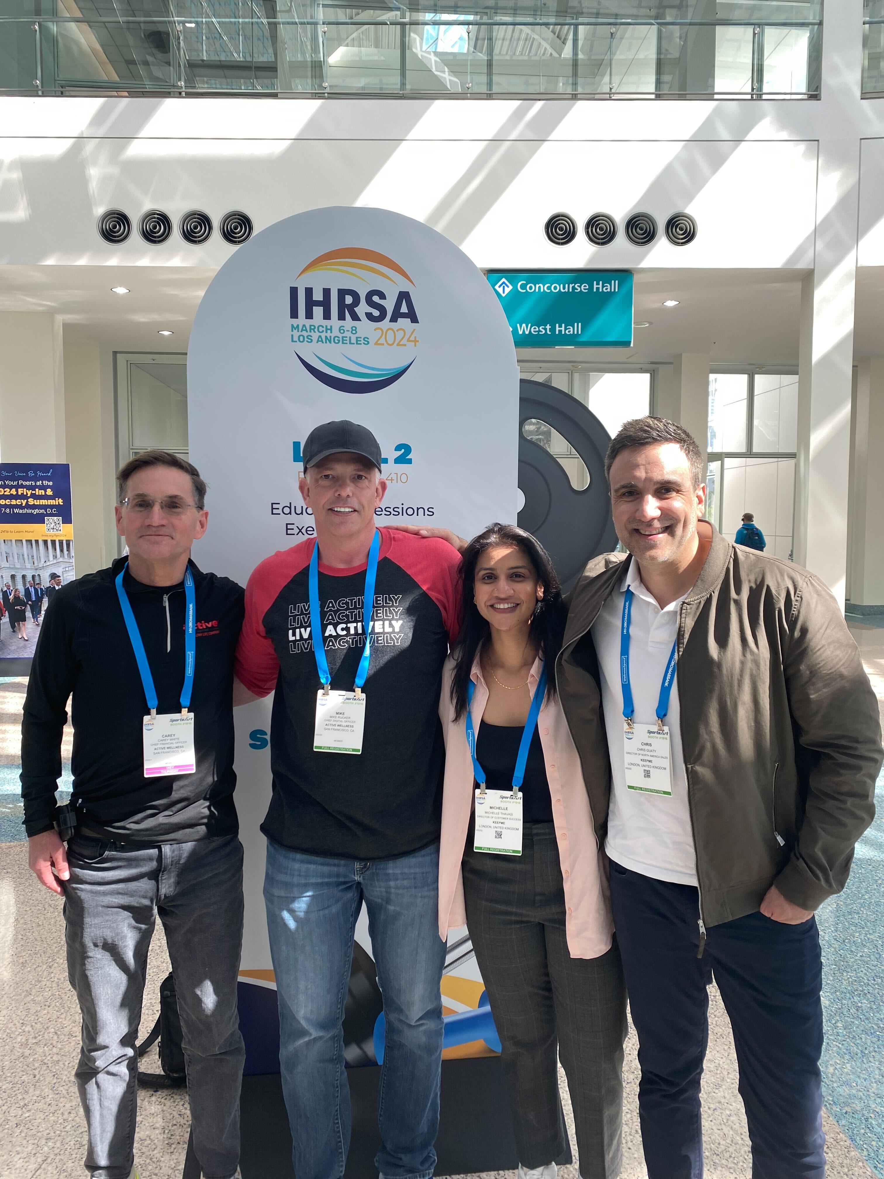 AI for gyms - Keepme at IHRSA.