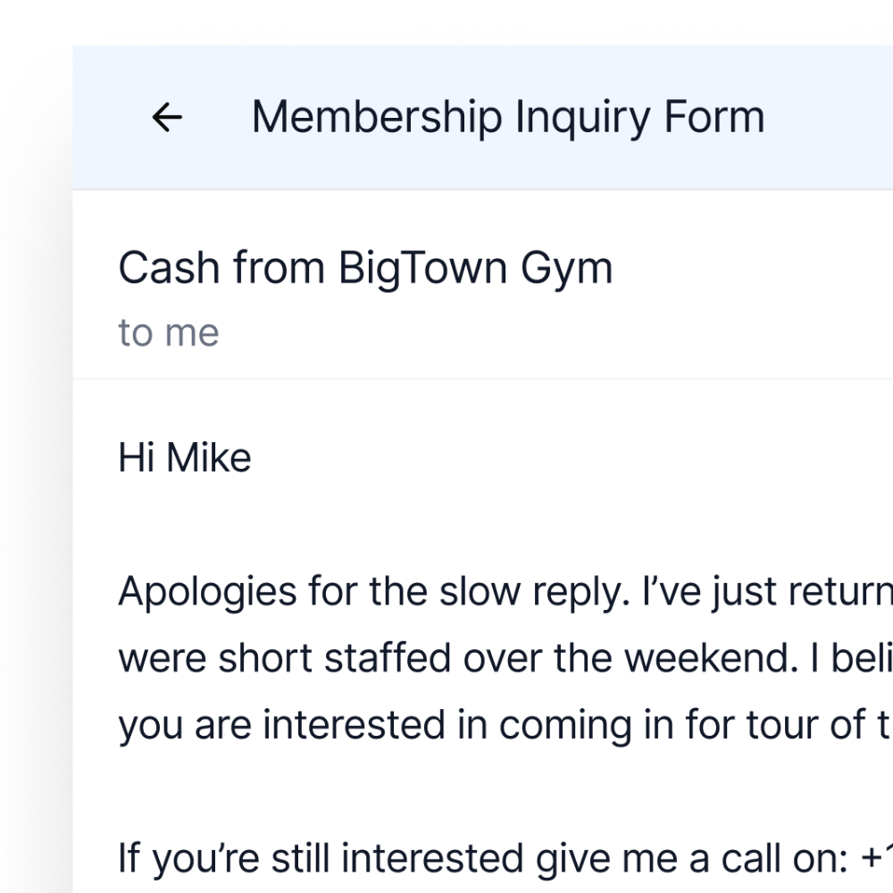 Follow up is not a system