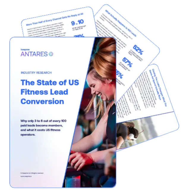 The State of US Fitness Lead Conversion report cover