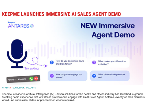 Aus Leisure: Keepme launches Immersive AI Sales Agent Demo