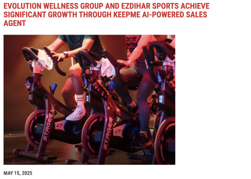 Aus Leisure: Evolution Wellness Group and Ezdihar Sports achieve significant growth through Keepme AI-Powered sales agent